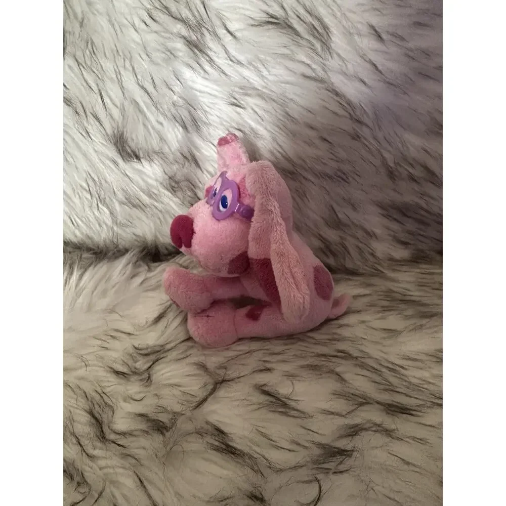 Ty Magenta Beanie Plush Blues Clues Pink Dog Glasses Stuffed Animal 2005 No Tag